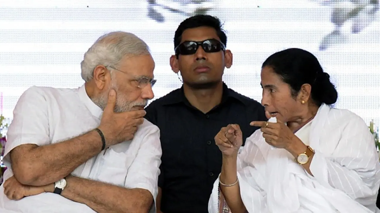 PM Narendra Modi and CM Mamata Banerjee 
