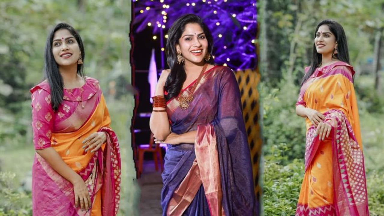 സിംപിൾ സാരിയിൽ മനോഹരിയായി സ്വാസിക; ചിത്രങ്ങള്‍