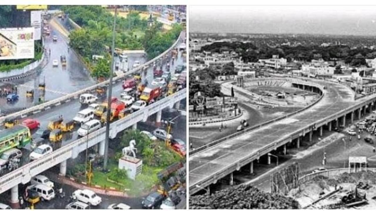 சென்னை அண்ணா மேம்பாலத்தின் 50 ஆண்டு விழா..! 9 கோடியில் சீரமைப்பு எ.வ வேலு தகவல்