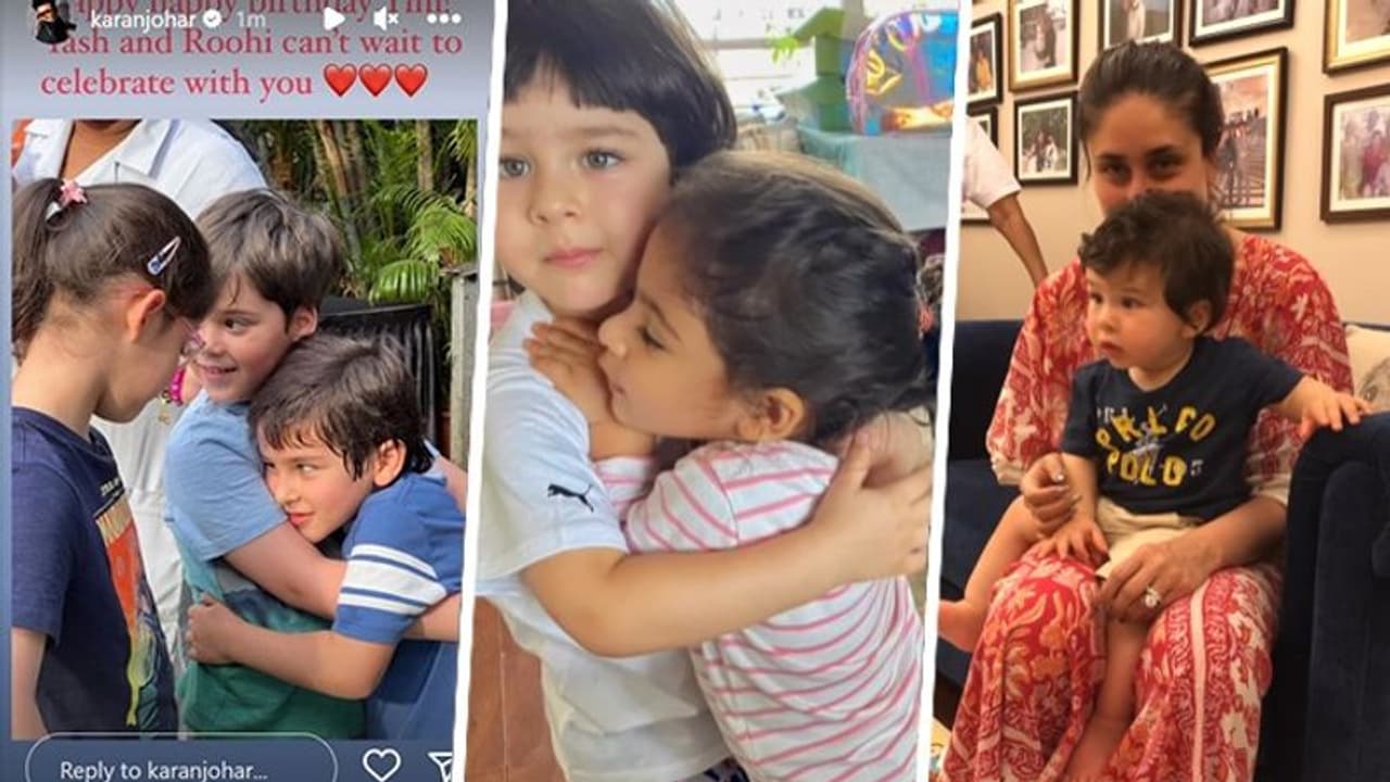 Soha Ali Khan and KJo wish Kareena Kapoor's son Taimur Ali Khan a Happy Birthday with a cute video and picture Soha Ali Khan and KJo wish Kareena Kapoor's son Taimur Ali Khan a Happy Birthday with a cute video and picture