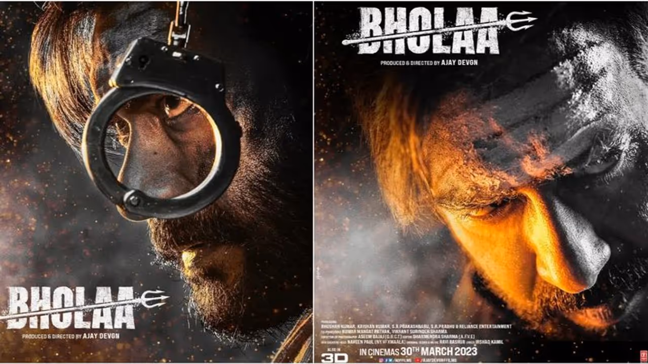 Bholaa: Ajay Devgn shares his intense first look; film is the Hindi remake of Tamil hit Kaithi Bholaa: Ajay Devgn shares his intense first look; film is the Hindi remake of Tamil hit Kaithi