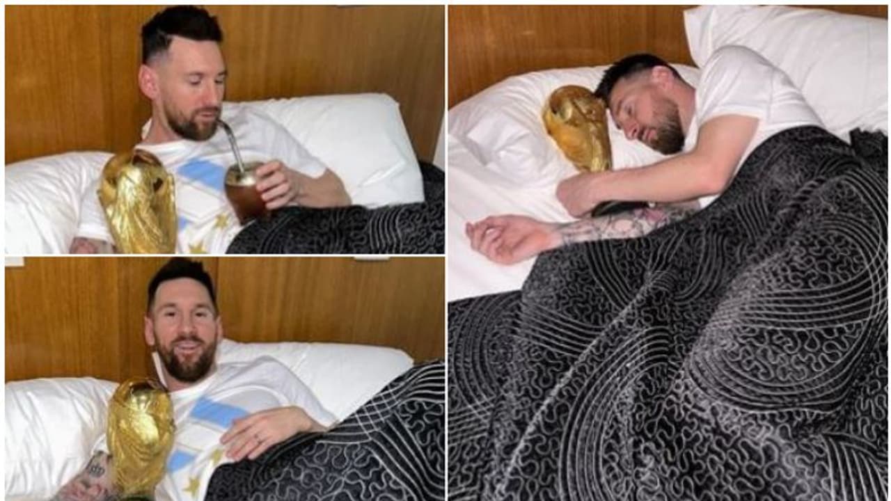 ഉണ്ണുമ്പോഴും ഉറങ്ങുമ്പോഴും എന്ന് കേട്ടിട്ടല്ലേ ഉള്ളു, ഇതാ കണ്ടോ എന്ന് മെസി! പുത്തൻ ചിത്രങ്ങൾ പുറത്ത്