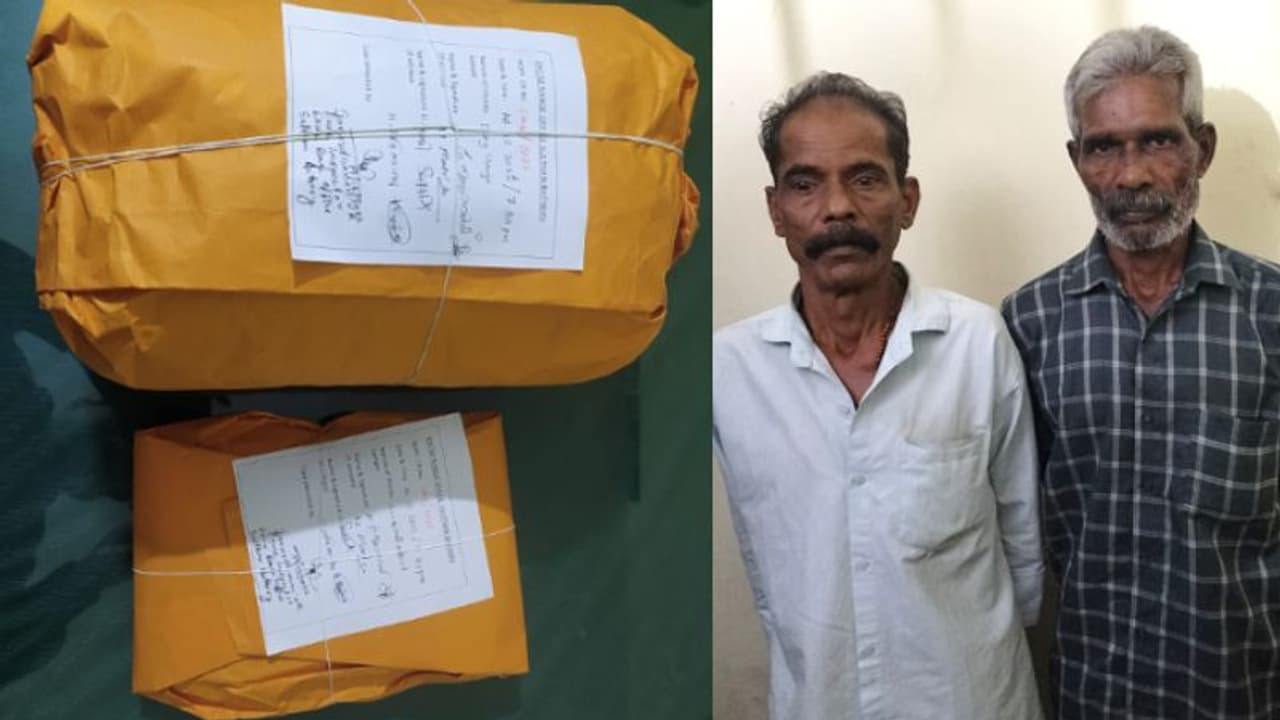 കഞ്ചാവ് കടത്ത് 'തൊഴിലാക്കിയ' മധ്യവയസ്‌കനും സഹായിയും പിടിയില്‍; 1.5 കിലോ കഞ്ചാവും കണ്ടെടുത്തു