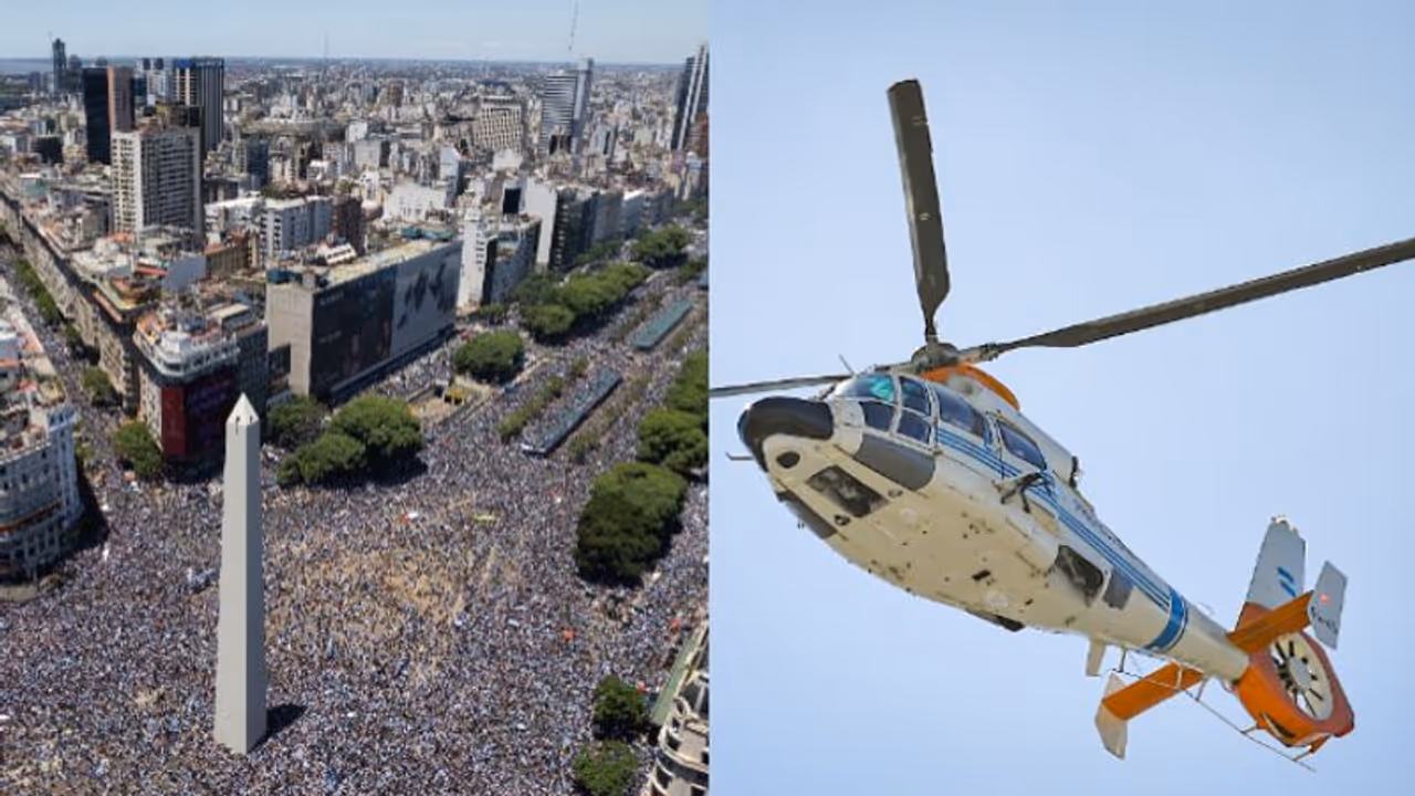 ബ്യൂണസ് അയേഴ്സില്‍ തടിച്ചുകൂടി 40 ലക്ഷം പേര്‍! ടീം ബസ് വഴിതിരിച്ചുവിട്ടു, ഒടുവില്‍ രക്ഷക്കെത്തി ഹെലികോപ്റ്റര്‍