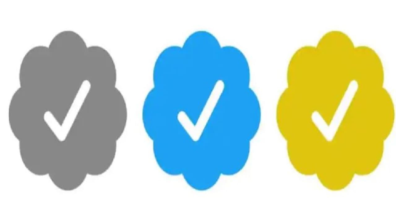 ಟ್ವೀಟರ್‌ನಿಂದ ಈಗ 3 ಬಣ್ಣಗಳ ಟಿಕ್‌: ಗೋಲ್ಡನ್‌, ಗ್ರೇ, ಬ್ಲೂ