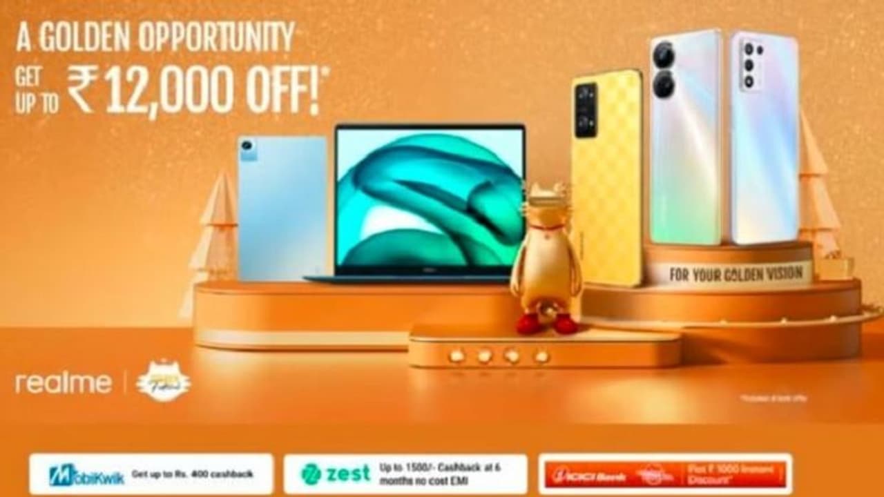 రియల్ మీ గోల్డెన్ ఫెస్టివల్ సేల్: స్మార్ట్‌ఫోన్‌లపై గొప్ప డిస్కౌంట్స్.. ఈ పవర్ ఫుల్ ఫోన్ తక్కువ ధరకే..