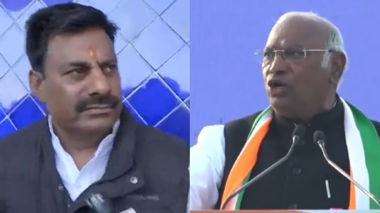 कांग्रेस अध्यक्ष खड़गे के बयान पर BJP विधायक के विवादित बोल, कहा 'वह खुद हैं सोनिया गांधी दरबार के कुत्ता' कांग्रेस अध्यक्ष खड़गे के बयान पर BJP विधायक के विवादित बोल, कहा 'वह खुद हैं सोनिया गांधी दरबार के कुत्ता'