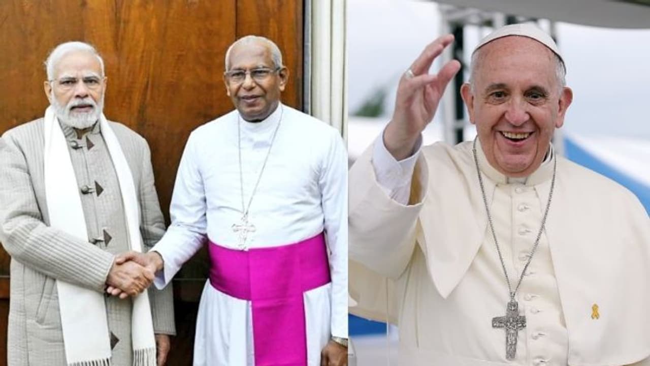 മാര്പ്പാപ്പയുടെ ഇന്ത്യ സന്ദര്ശനം വേഗത്തിലാക്കാൻ ശ്രമിക്കുമെന്ന് പ്രധാനമന്ത്രി മാര്പ്പാപ്പയുടെ ഇന്ത്യ സന്ദര്ശനം വേഗത്തിലാക്കാൻ ശ്രമിക്കുമെന്ന് പ്രധാനമന്ത്രി