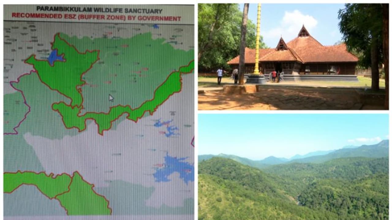 സീറോ ബഫർസോൺ റിപ്പോർട്ടും ഭൂപടവും പ്രസിദ്ധീകരിച്ചു; താമസസ്ഥലം വയലറ്റ് നിറം, പരിസ്ഥിതിലോല മേഖലക്ക് പിങ്ക് നിറം