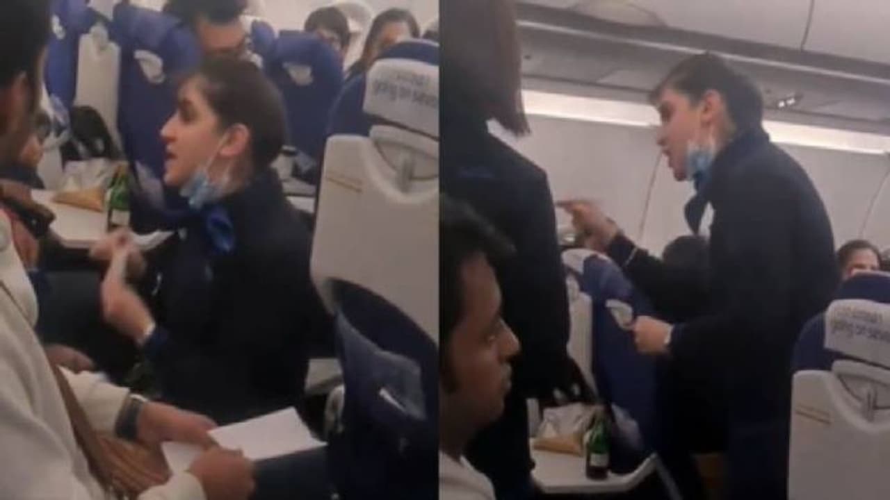 'ഞാൻ നിങ്ങളുടെ വേലക്കാരിയല്ല, ഇതിലെ ജീവനക്കാരിയാണ്', യാത്രക്കാരനോട് പൊട്ടിത്തെറിച്ച് എയർഹോസ്റ്റസ് 'ഞാൻ നിങ്ങളുടെ വേലക്കാരിയല്ല, ഇതിലെ ജീവനക്കാരിയാണ്', യാത്രക്കാരനോട് പൊട്ടിത്തെറിച്ച് എയർഹോസ്റ്റസ്