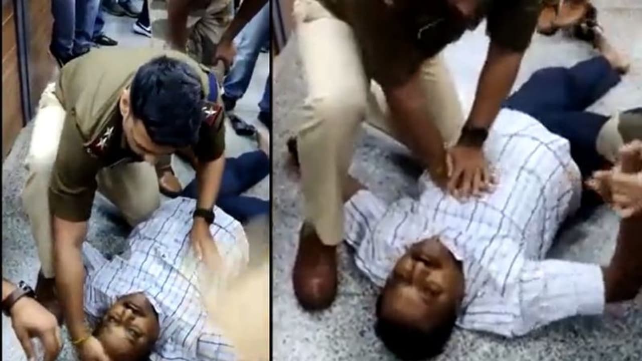 ಹೃದಯಾಘಾತ: ಸಿಪಿಆರ್ ಮಾಡಿ ವ್ಯಕ್ತಿಯ ಜೀವ ಉಳಿಸಿದ ಯೋಧ