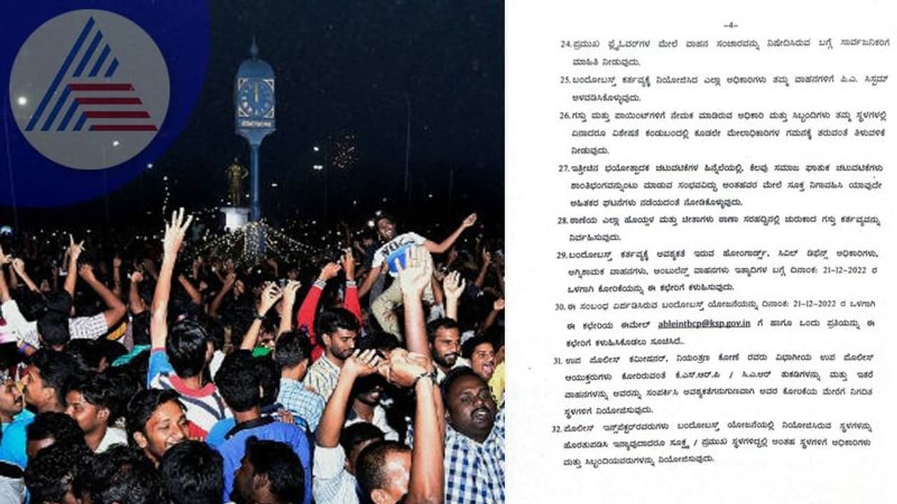 Bengaluru: ಹೊಸ ವರ್ಷಕ್ಕೆ ಉಗ್ರರ ಕರಿನೆರಳು: ರಾಜಧಾನಿಯಲ್ಲಿ ಪೊಲೀಸರ ಕಟ್ಟೆಚ್ಚರ