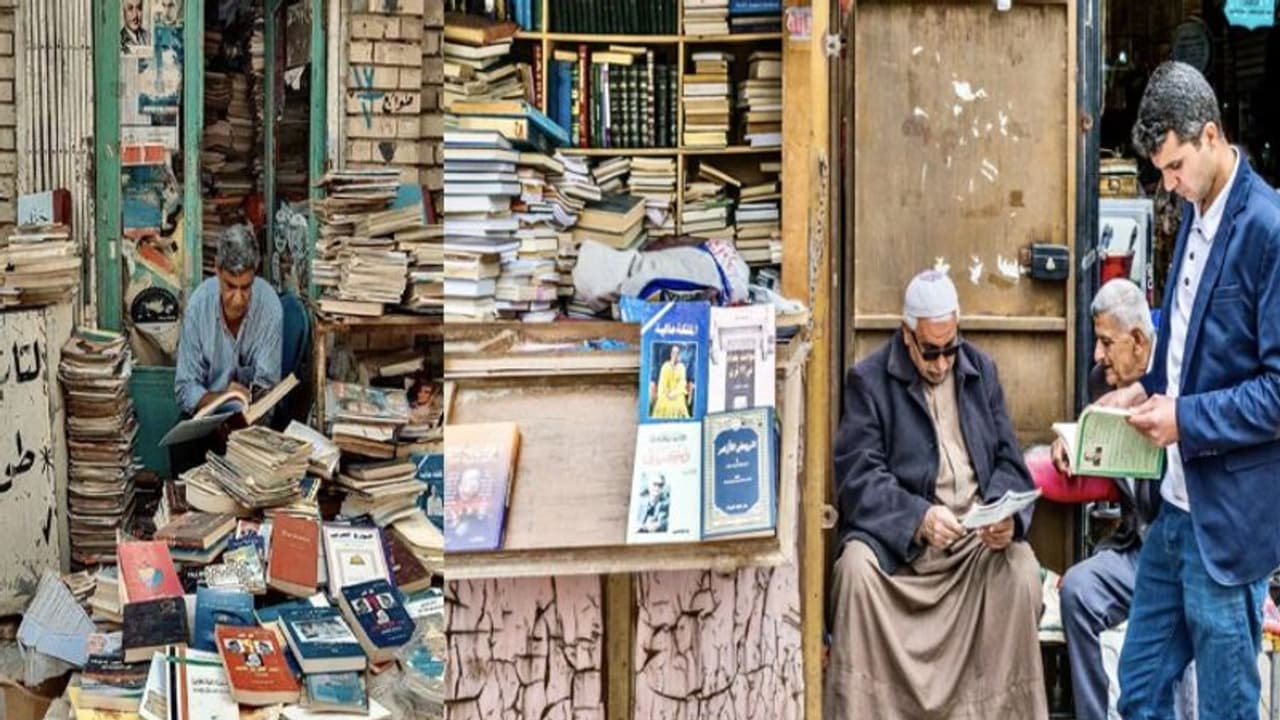 രാത്രികളിലും പുറത്ത് തന്നെ, കള്ളന്മാരെ പേടിയില്ലാത്ത ഒരു പുസ്തക മാർക്കറ്റ്