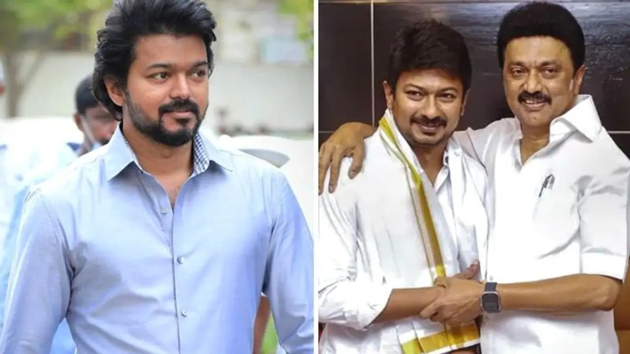 வாரிசு இசை வெளியீட்டு விழாவில் அரசியல் பேசாத தளபதி விஜய் திமுகவை வம்புக்கு இழுக்கும் விஜய் ரசிகர்கள்! வாரிசு இசை வெளியீட்டு விழாவில் அரசியல் பேசாத தளபதி விஜய் திமுகவை வம்புக்கு இழுக்கும் விஜய் ரசிகர்கள்!
