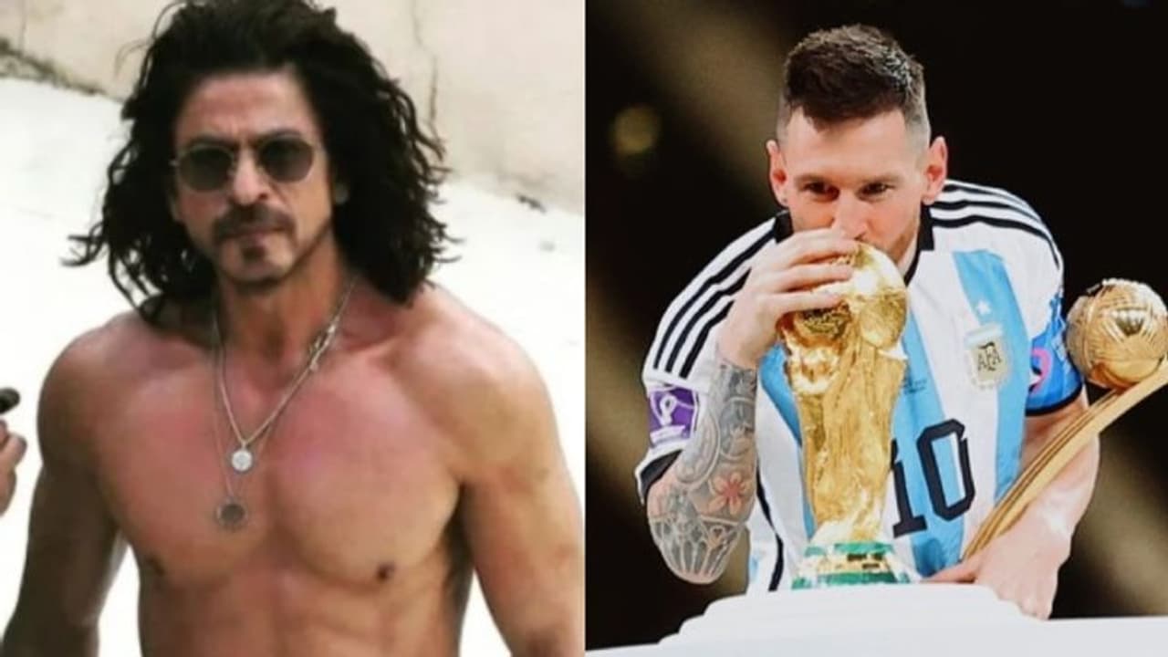 'ഒരു മെസി ഫാന്‍ ആണോ'? ആരാധകന്‍റെ ചോദ്യത്തിന് ഷാരൂഖ് ഖാന്‍റെ മറുപടി