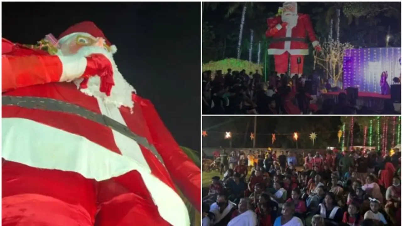 തലസ്ഥാനത്തും ഒരുഗ്രൻ ക്രിസ്മസ് കാർണിവൽ, ഒപ്പം 50 അടിയിൽ ഭീമൻ സാന്റാക്ലോസും; പുതുവത്സരവും ആഘോഷിക്കാം! തലസ്ഥാനത്തും ഒരുഗ്രൻ ക്രിസ്മസ് കാർണിവൽ, ഒപ്പം 50 അടിയിൽ ഭീമൻ സാന്റാക്ലോസും; പുതുവത്സരവും ആഘോഷിക്കാം!