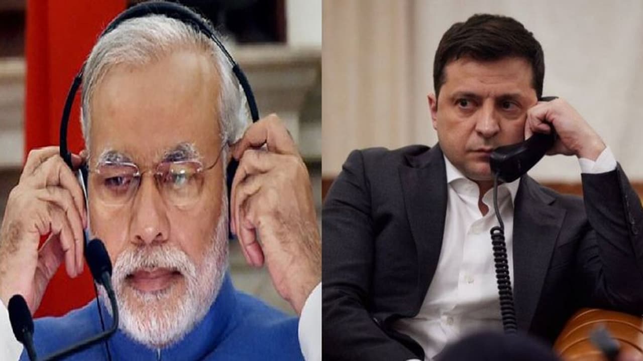 பிரதமர் மோடியிடம் தொலைப்பேசியில் பேசிய உக்ரைன் அதிபர்... உக்ரைனில் அமைதி நிலவ உதவ வேண்டும் என வேண்டுகோள்!! பிரதமர் மோடியிடம் தொலைப்பேசியில் பேசிய உக்ரைன் அதிபர்... உக்ரைனில் அமைதி நிலவ உதவ வேண்டும் என வேண்டுகோள்!!