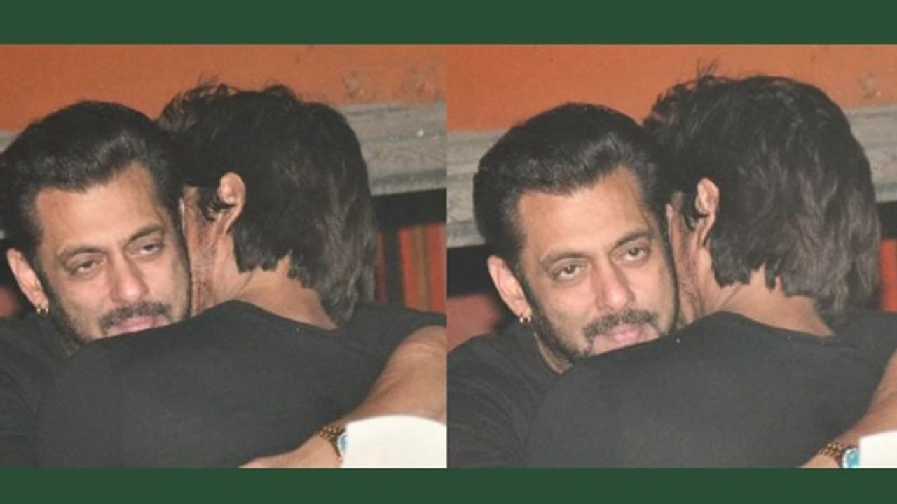 ജന്മദിന പാര്‍ട്ടിക്കെത്തി സൽമാനെ ഊഷ്മളമായി ആലിംഗനം ചെയ്ത് ഷാരൂഖ്