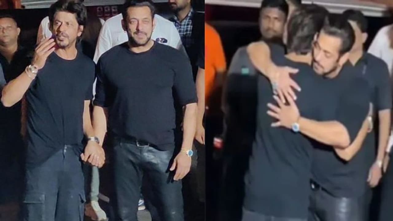 గ్రాండ్ గా సల్మాన్ ఖాన్ బర్త్ డే పార్టీ.. సందడి చేసిన బాలీవుడ్ బాద్ షా షారుఖ్ ఖాన్. గ్రాండ్ గా సల్మాన్ ఖాన్ బర్త్ డే పార్టీ.. సందడి చేసిన బాలీవుడ్ బాద్ షా షారుఖ్ ఖాన్.