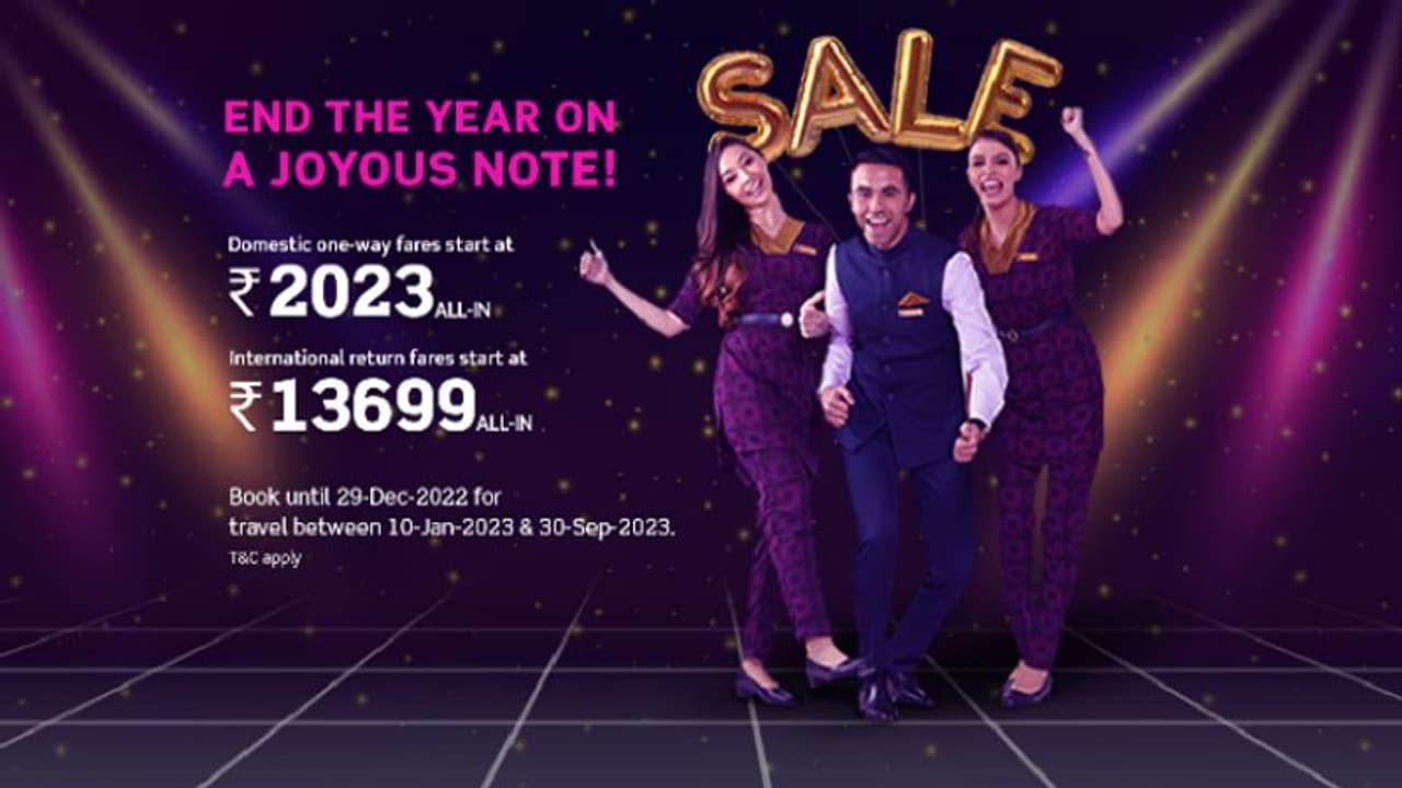 2023 रुपए में हवाई सफर का मौका, जानें कौन सी एयरलाइंस नए साल पर दे रही ये बेहतरीन ऑफर 2023 रुपए में हवाई सफर का मौका, जानें कौन सी एयरलाइंस नए साल पर दे रही ये बेहतरीन ऑफर