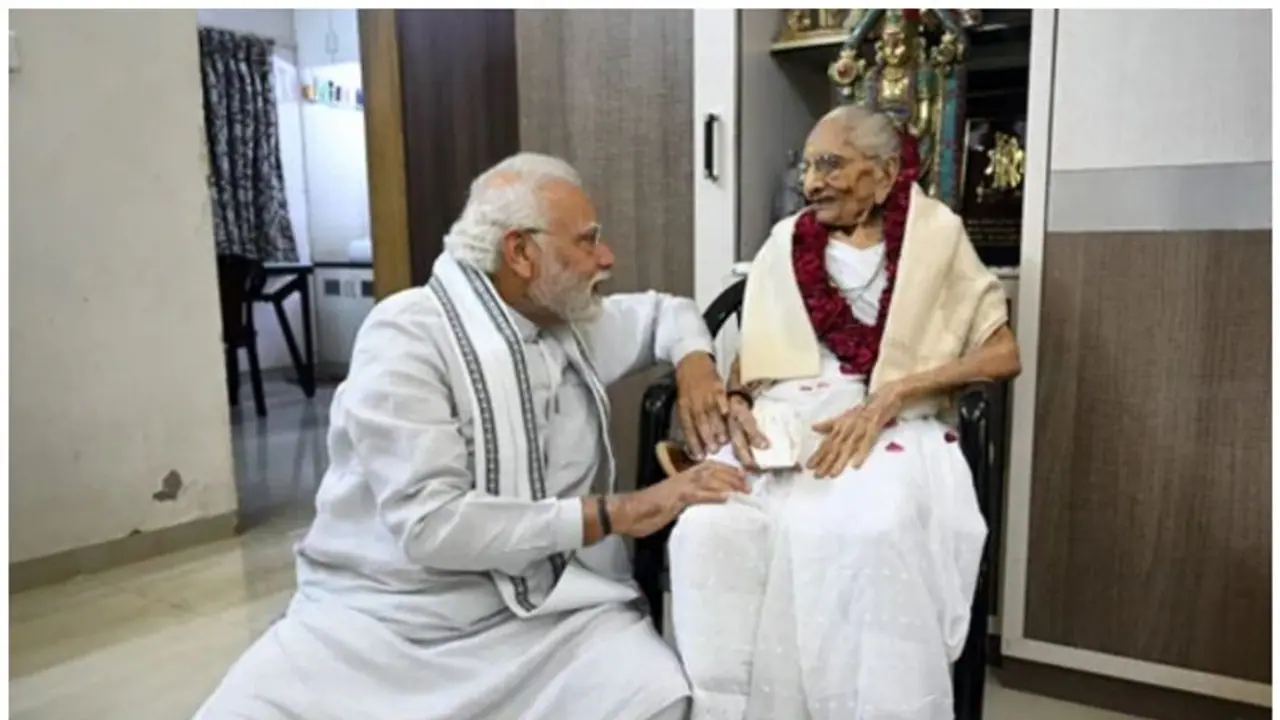 'Glorious century rests at God's feet...' PM Modi's mother Heeraben passes away 'Glorious century rests at God's feet...' PM Modi's mother Heeraben passes away