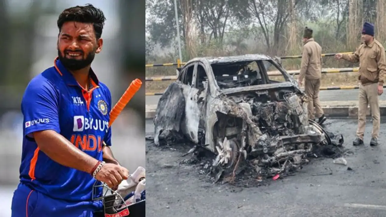 ഋഷഭ് പന്തിന് കാറപകടത്തില്‍ പരിക്ക്; ആശുപത്രിയില്‍ പ്രവേശിപ്പിച്ചു