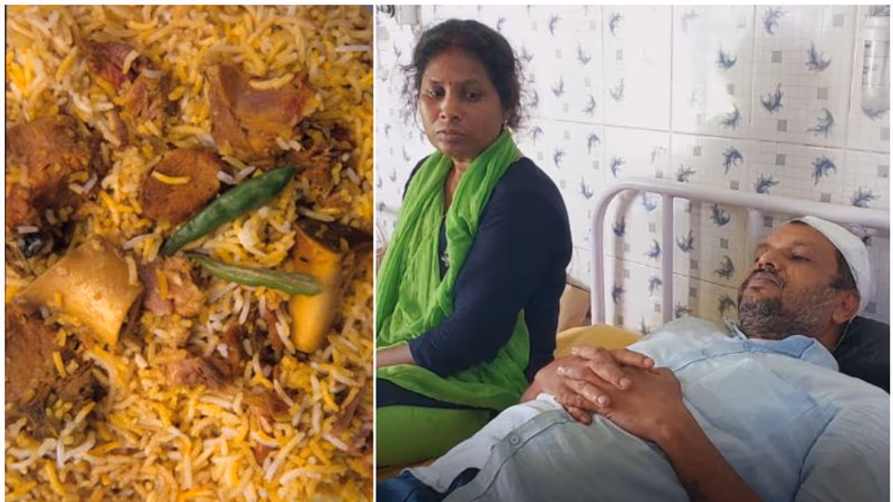 ബിരിയാണിയിൽ മുട്ടയും പപ്പടവും ഇല്ല, കൊടുത്തപ്പോൾ 'വൃത്തി' പ്രശ്നം; ഹോട്ടലുടമകളായ ദമ്പതികൾക്ക് ക്രൂര മർദ്ദനം ബിരിയാണിയിൽ മുട്ടയും പപ്പടവും ഇല്ല, കൊടുത്തപ്പോൾ 'വൃത്തി' പ്രശ്നം; ഹോട്ടലുടമകളായ ദമ്പതികൾക്ക് ക്രൂര മർദ്ദനം