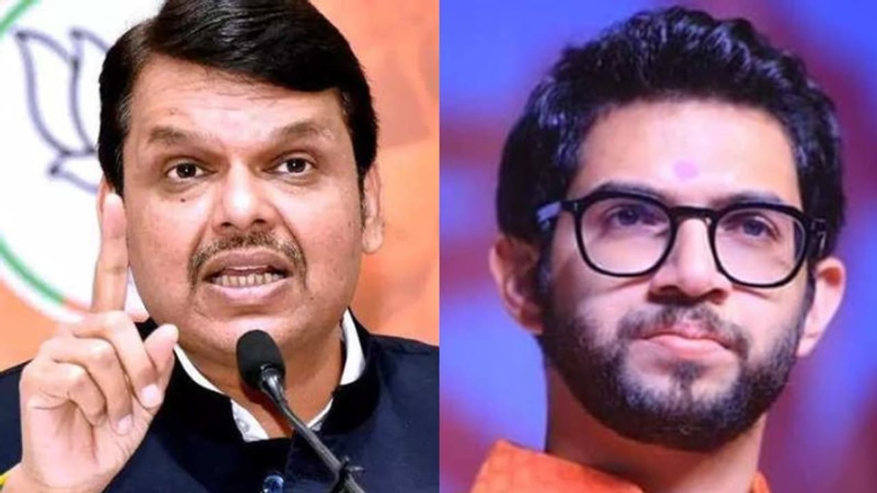 'നിങ്ങളുടെ അച്ഛന്റെ മൂക്കിൻ തുമ്പിൽ നിന്നാണ് 50 എംഎഎൽമാരെ പൊക്കിയത്'; ആദിത്യ താക്കറെയെ പരിഹസിച്ച് ഫഡ്നവിസ് 