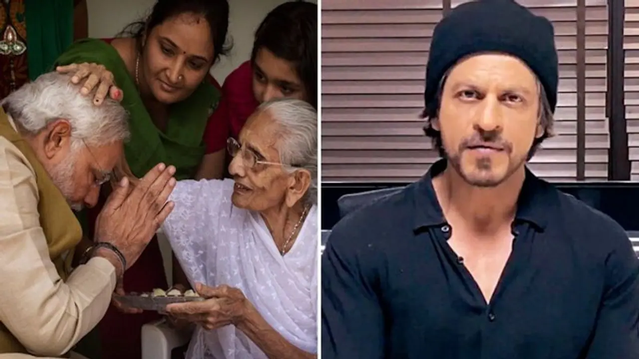 Pathaan star Shah Rukh Khan offers condolences to Narendra Modi on his Mother Heeraben's death