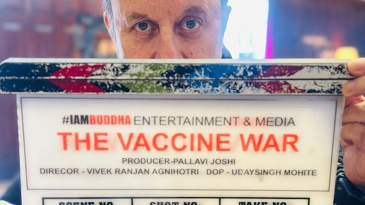 Anupam Kher starts shooting for Vivek Agnihotri directorial 'The Vaccine War' in Lucknow Anupam Kher starts shooting for Vivek Agnihotri directorial 'The Vaccine War' in Lucknow