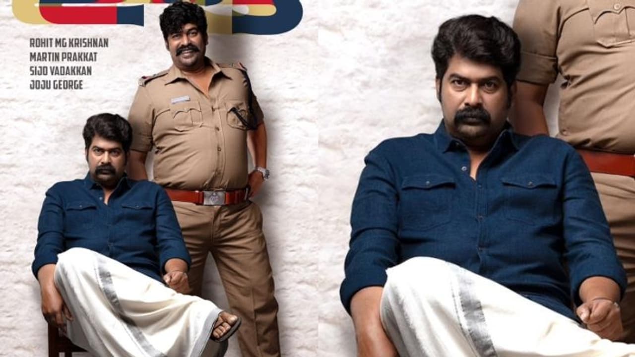 ഇരട്ടകളായ പൊലീസ് ഉദ്യോ​ഗസ്ഥര്‍; ജോജു ജോര്‍ജിന്‍റെ 'ഇരട്ട' ഫസ്റ്റ് ലുക്ക്