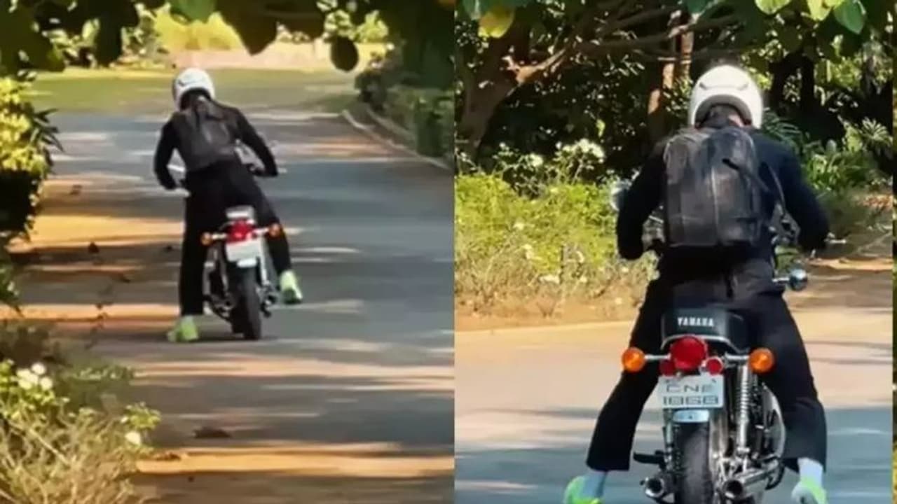 बाइक स्टार्ट करने में स्ट्रगल करते नजर आए एमएस धोनी, सोशल मीडिया पर वायरल हुआ लेटेस्ट वीडियो 
