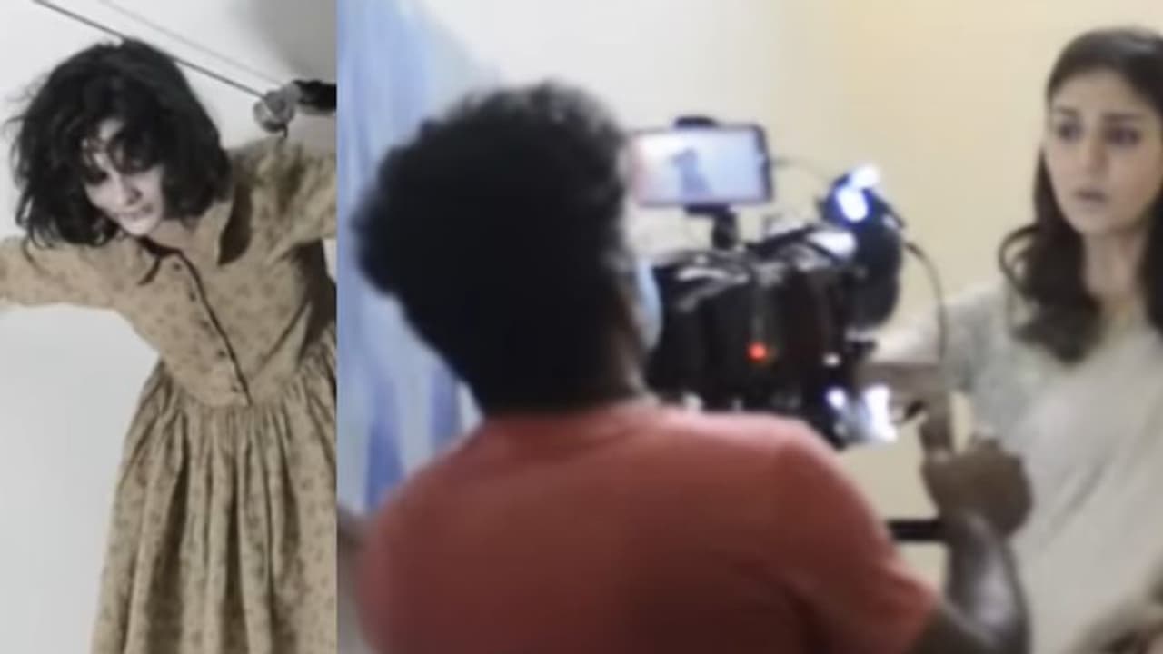 നയൻതാര നായികയായ 'കണക്റ്റി'ലെ പേടിപ്പിക്കുന്ന രംഗങ്ങള് ചിത്രീകരിച്ചത് ഇങ്ങനെ വീഡിയോ നയൻതാര നായികയായ 'കണക്റ്റി'ലെ പേടിപ്പിക്കുന്ന രംഗങ്ങള് ചിത്രീകരിച്ചത് ഇങ്ങനെ വീഡിയോ