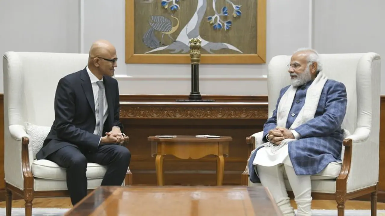 டிஜிட்டல் இந்தியா உலகுக்கே ஒளி பாய்ச்சும் திட்டம்: சத்யா நாதெள்ளா கருத்து