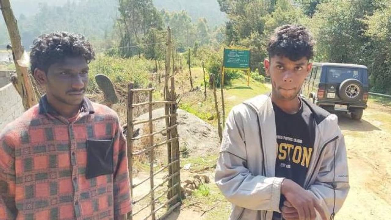 കൊടൈക്കനാൽ വനത്തിൽ കാണാതായ യുവാക്കളെ കണ്ടെത്തി, കണ്ടെത്തിയത് മരംവെട്ടുകാർ കൊടൈക്കനാൽ വനത്തിൽ കാണാതായ യുവാക്കളെ കണ്ടെത്തി, കണ്ടെത്തിയത് മരംവെട്ടുകാർ