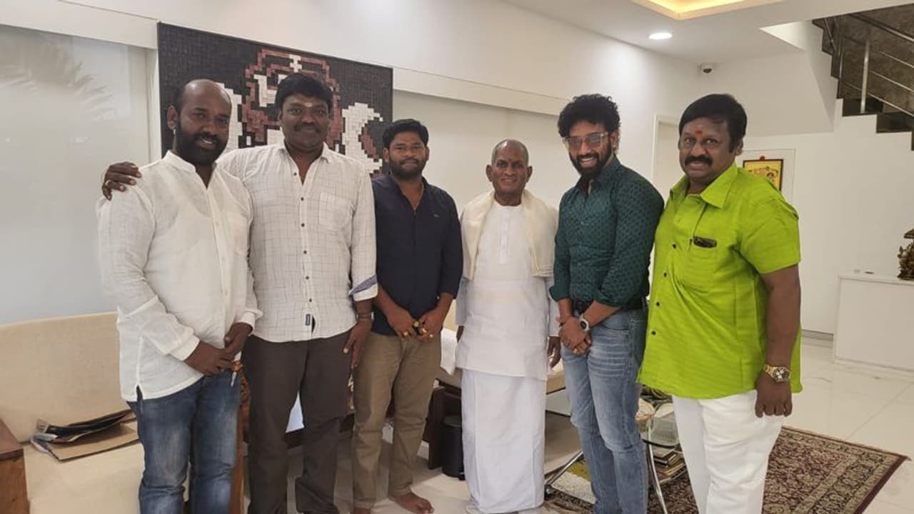 விறுவிறுப்படையும் ராமராஜன் ஹீரோவாக நடிக்கும் 'சாமானியன்' திரைப்படம்! திடீர் என இளையராஜாவுடன் சந்திப்பு!