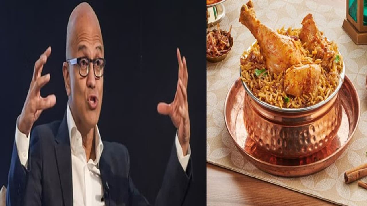 ಬಿರಿಯಾನಿ ವಿಚಾರವಾಗಿ ಮೈಕ್ರೋಸಾಫ್ಟ್‌ ಸಿಇಒ ಸತ್ಯ ನಾದೆಲ್ಲಗೆ ಕ್ಷಮೆ ಕೋರಿದ ಚಾಟ್‌ಬಾಟ್‌..!