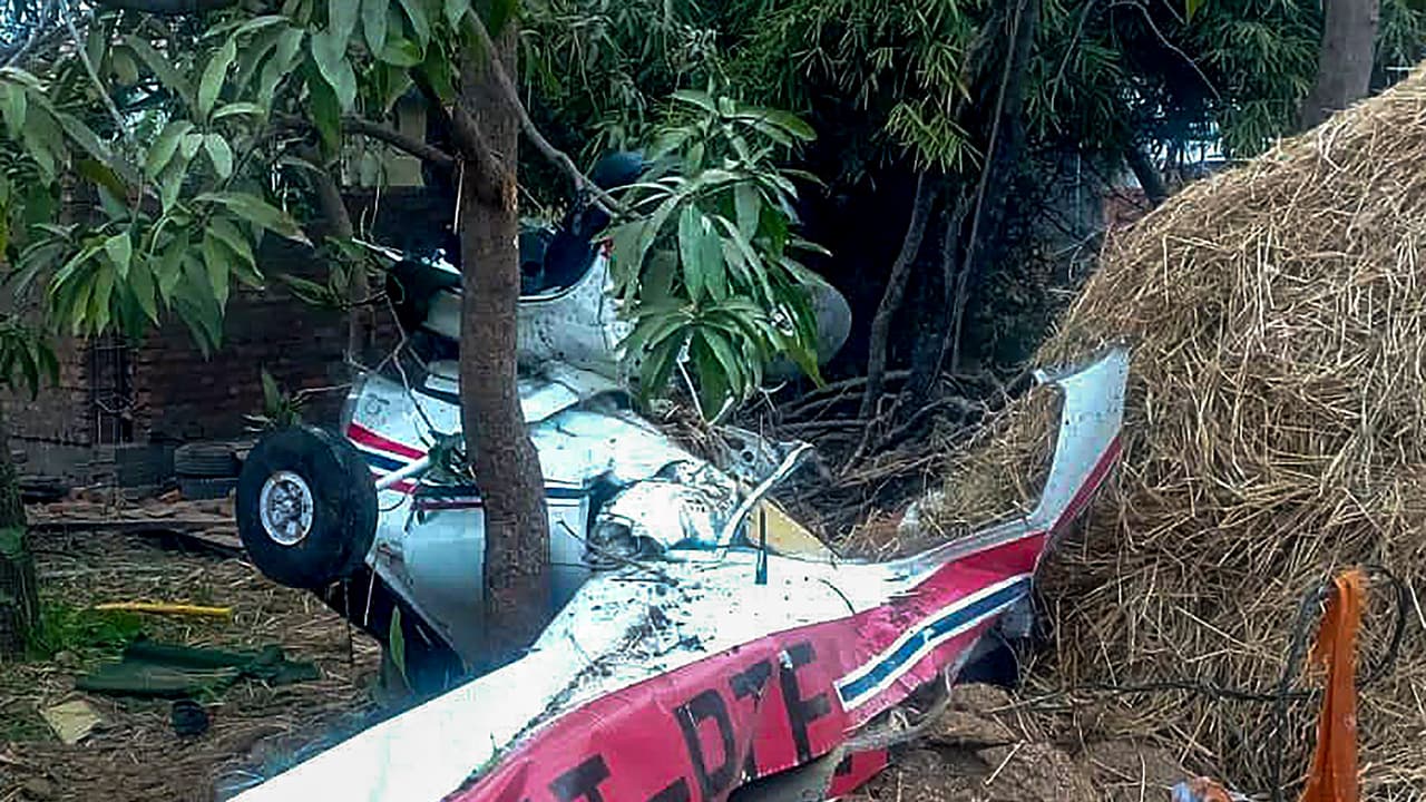 Trainer aircraft crashes Trainer aircraft crashes
