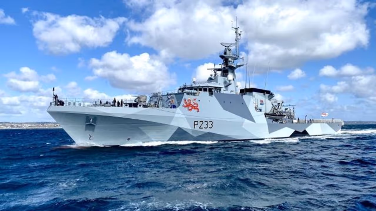 Royal Navy's HMS Tamar sails into Andaman and Nicobar Islands Royal Navy's HMS Tamar sails into Andaman and Nicobar Islands