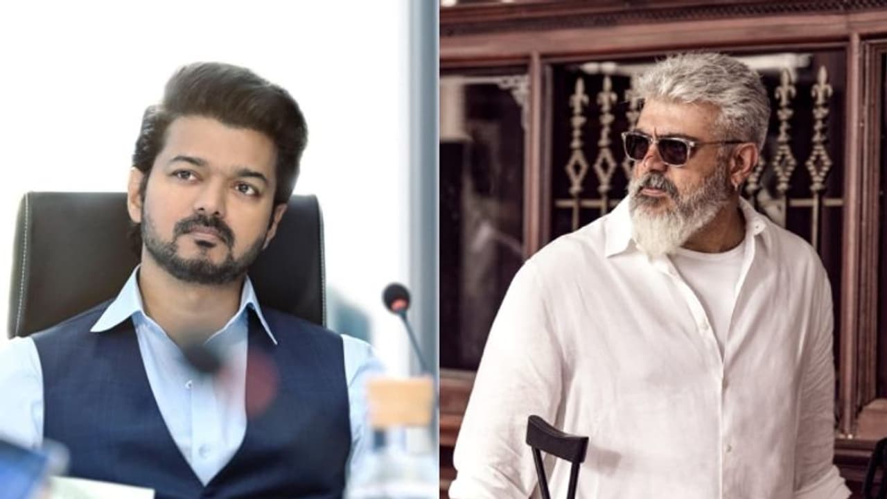 അജിത്തോ വിജയ്യോ? കേരളത്തിലെ അഡ്വാന്സ് ബുക്കിംഗില് മുന്നില് ആര്? അജിത്തോ വിജയ്യോ? കേരളത്തിലെ അഡ്വാന്സ് ബുക്കിംഗില് മുന്നില് ആര്?