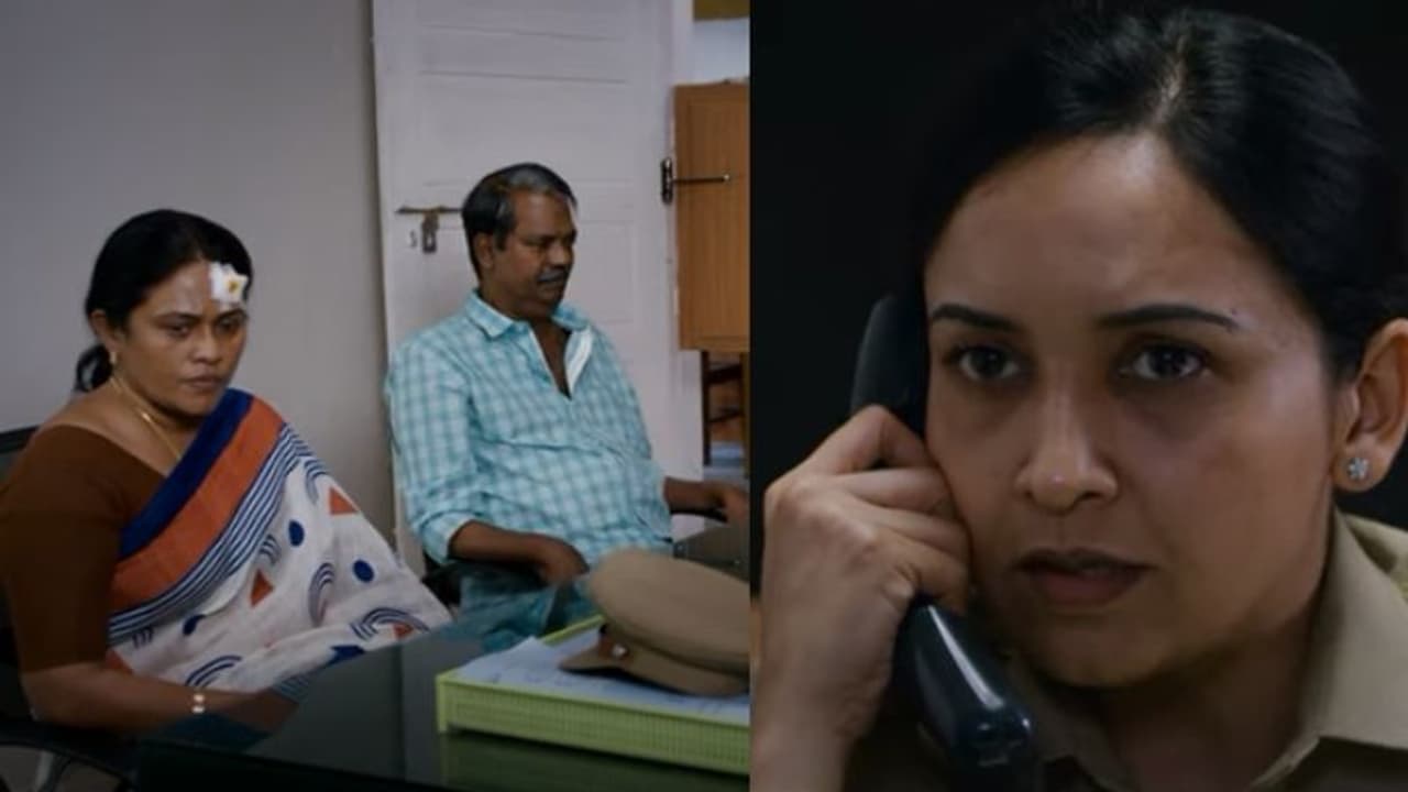 വീണ്ടും പൊലീസ് വേഷത്തിൽ ലെന; ആകാംഷ നിറച്ച് 'വനിത' ട്രെയിലർ 