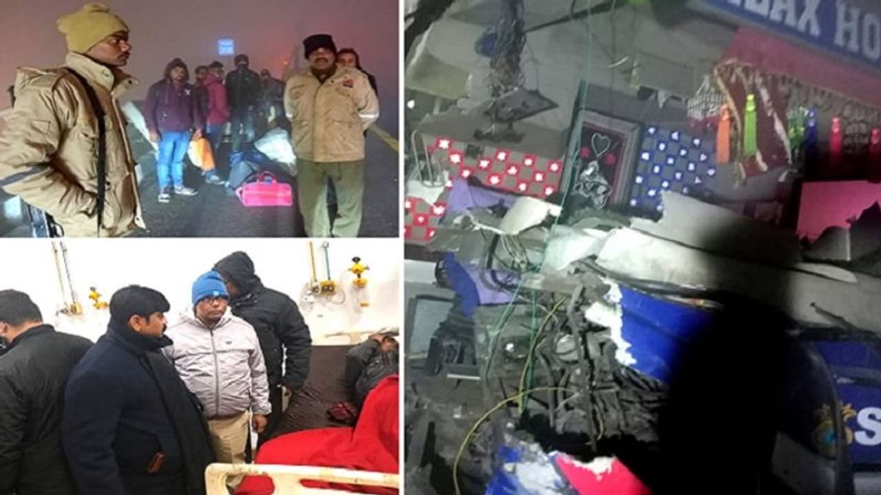आगरा लखनऊ एक्सप्रेस वे पर अनियंत्रित होकर पलटी स्लीपर बस, 3 की मौत व 18 घायल, जानिए क्या है हादसे की वजह आगरा लखनऊ एक्सप्रेस वे पर अनियंत्रित होकर पलटी स्लीपर बस, 3 की मौत व 18 घायल, जानिए क्या है हादसे की वजह