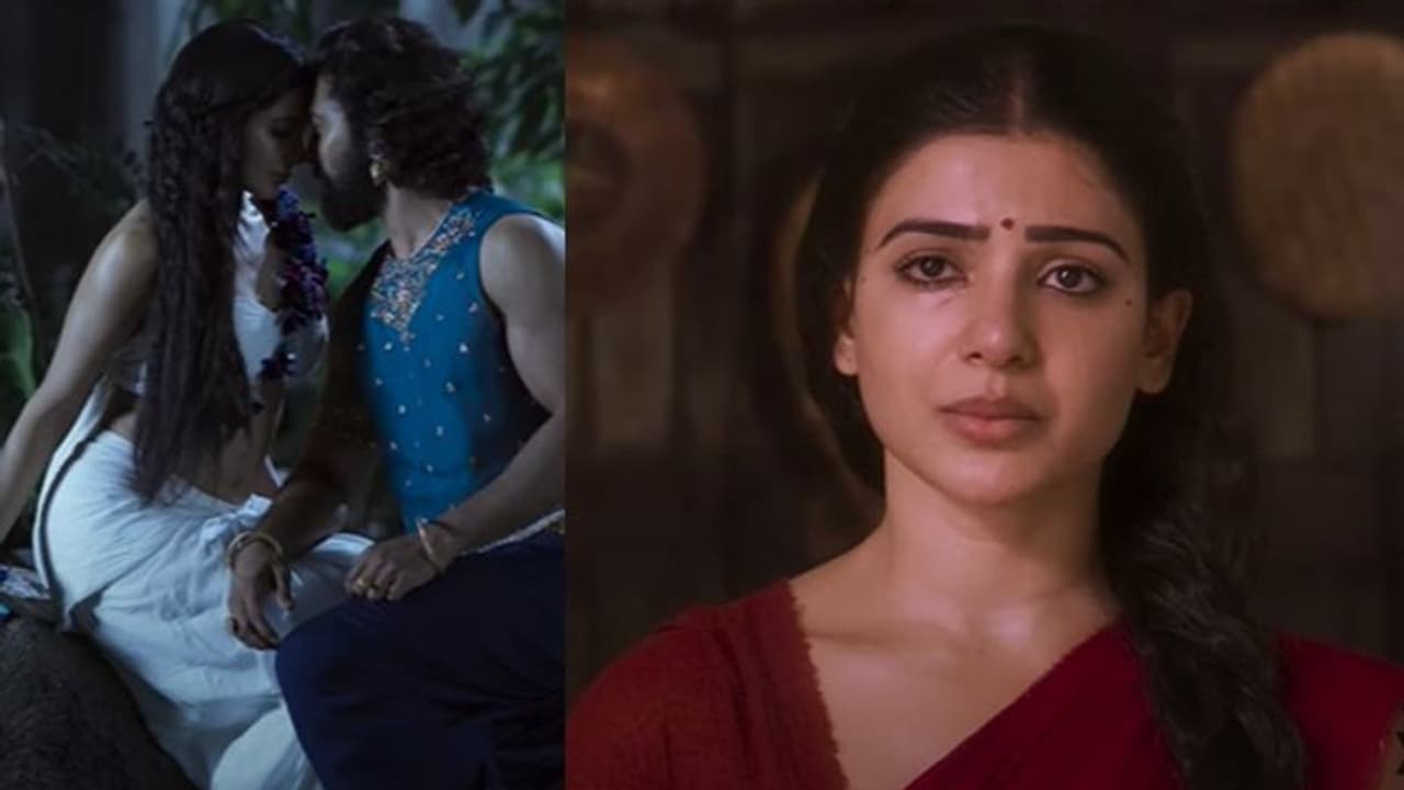 'శాకుంతలం' ట్రైలర్ ఇదిగో.. ఆమె పడే కష్టాలు భూమాతకి కూడా భారమే, ఎమోషన్ తో కట్టిపడేస్తున్న సమంత 