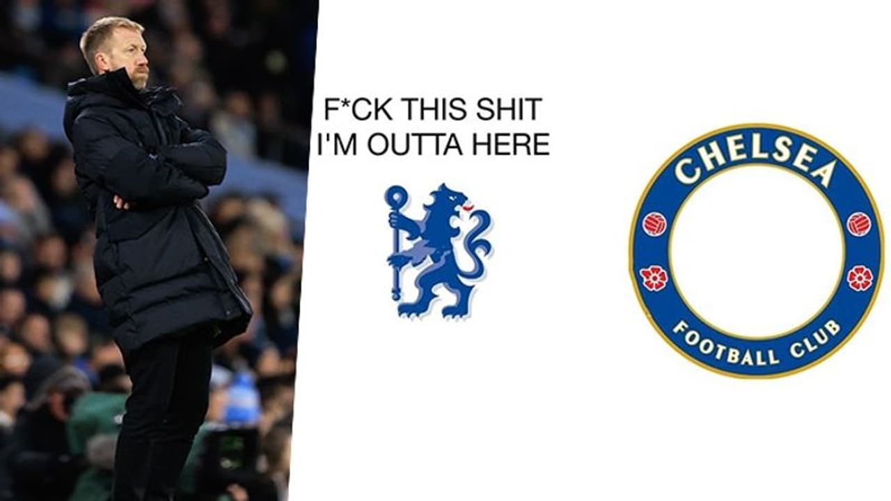 'Lion in Chelsea logo leaves club': Memes carpet bomb Blues after Man City hammer Potter's men out of FA Cup