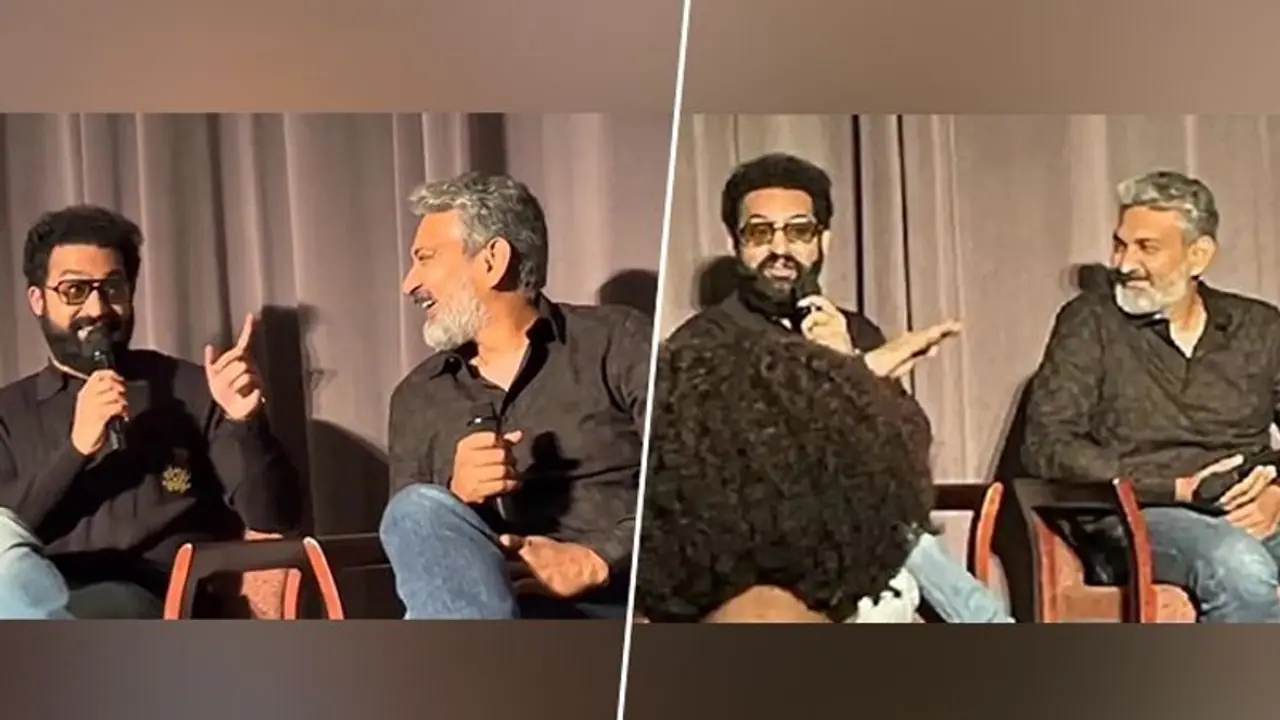 RRR star Jr NTR's interview with American media goes VIRAL (WATCH) RRR star Jr NTR's interview with American media goes VIRAL (WATCH)