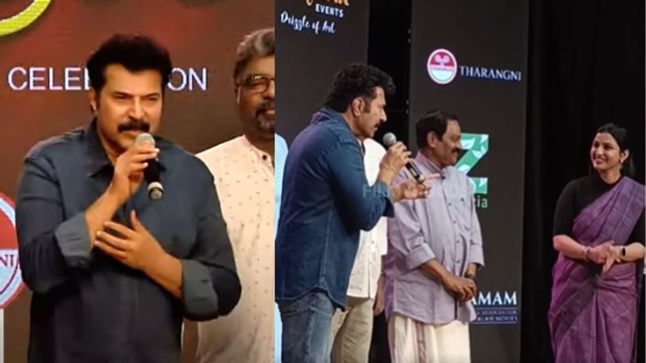 ‘സിനിമയില്‍ അഭിനയിക്കുന്നവരാണന്ന് കരുതി, സോറി’; കളക്ടര്‍ രേണു രാജിനോട് മമ്മൂട്ടി