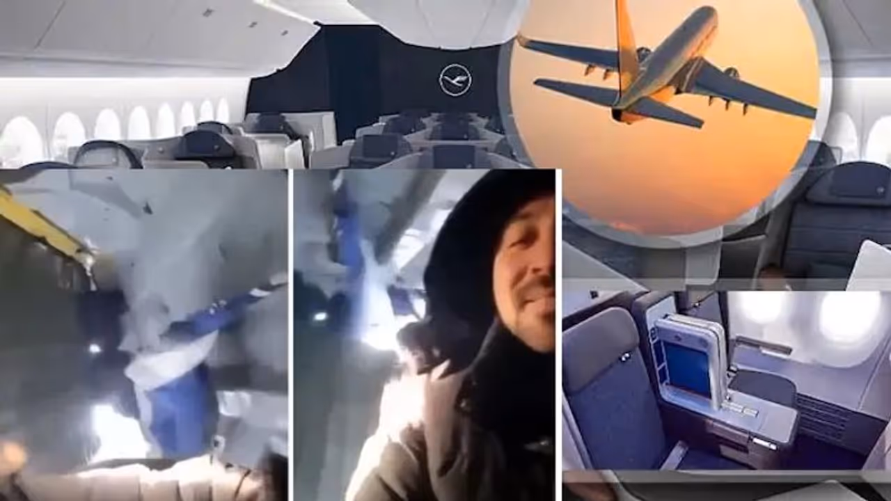 ಮಧ್ಯ ಆಗಸದಲ್ಲಿ ತೆರೆದುಕೊಂಡ ವಿಮಾನದ ಬಾಗಿಲು: ವೈರಲ್ ವಿಡಿಯೋ