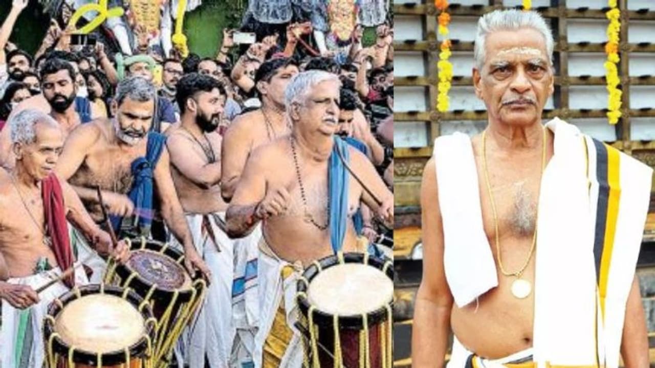 ഇലഞ്ഞിത്തറ മേളം പ്രമാണിയായി അനിയൻ മാരാരെ പ്രഖ്യാപിച്ച് പാറമേക്കാവ് ദേവസ്വം ഇലഞ്ഞിത്തറ മേളം പ്രമാണിയായി അനിയൻ മാരാരെ പ്രഖ്യാപിച്ച് പാറമേക്കാവ് ദേവസ്വം