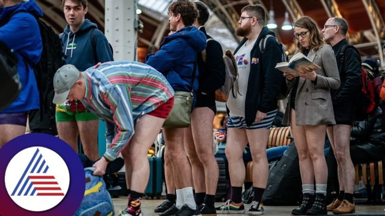 ಇದೆಂಥಾ ವಿಚಿತ್ರ... ಒಂದಿನ ಪ್ಯಾಂಟ್ ಹಾಕದೇ ಪ್ರಯಾಣಿಸಿದ ಲಂಡನ್ ಜನ