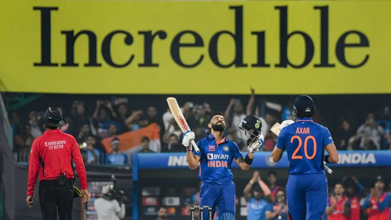 IND vs SL 2022 23, 1st ODI: Virat Kohli rules with 45th one day hundred as India win by 67 runs at Guwahati